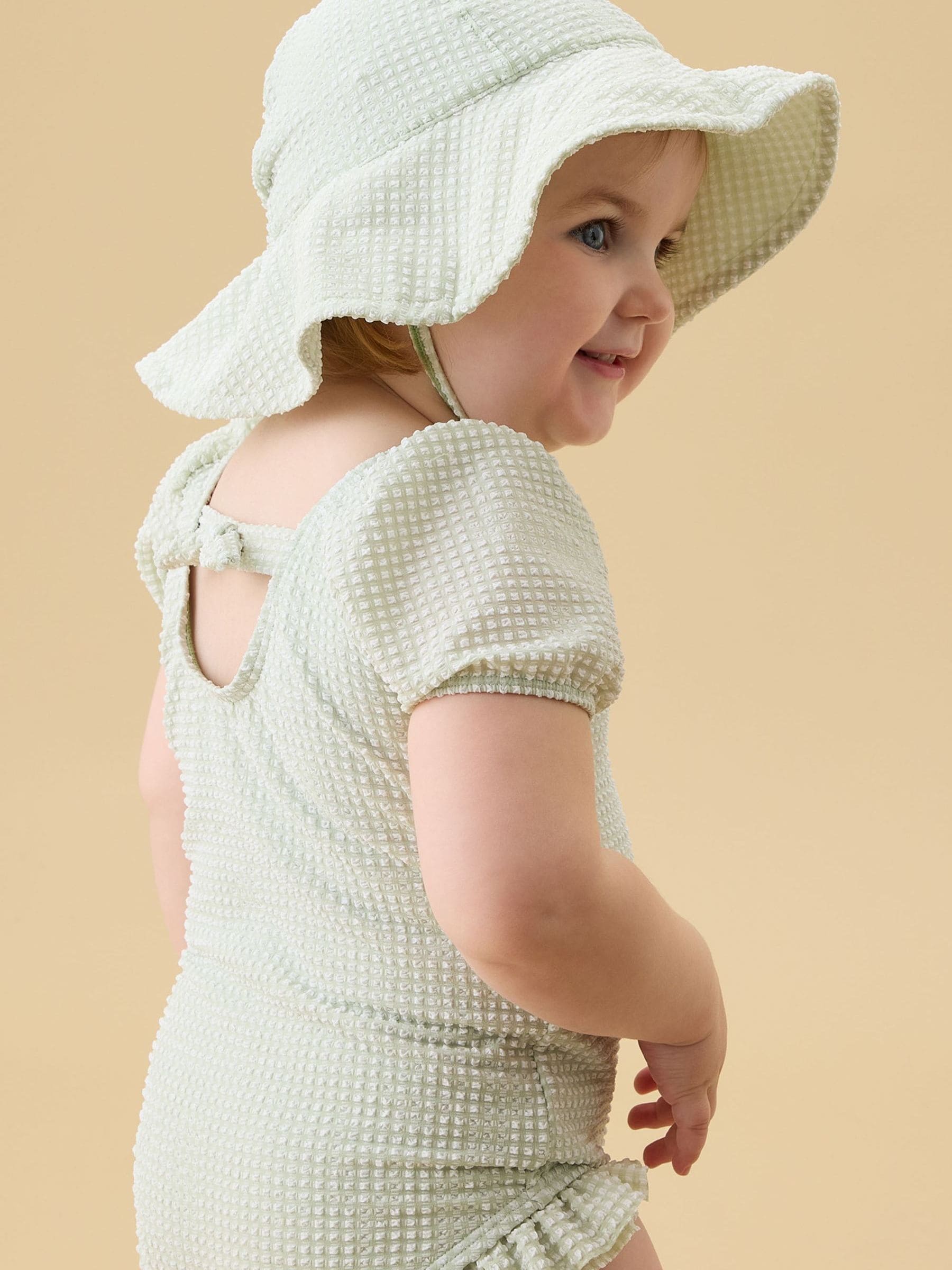 MORI green floppy sun hat, UK version
