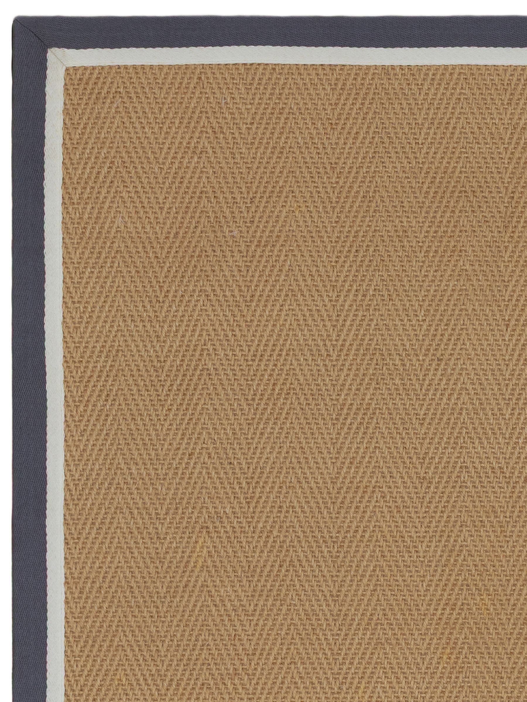 Asiatic Rugs herringbone runner Slate Cream Bordo - British product