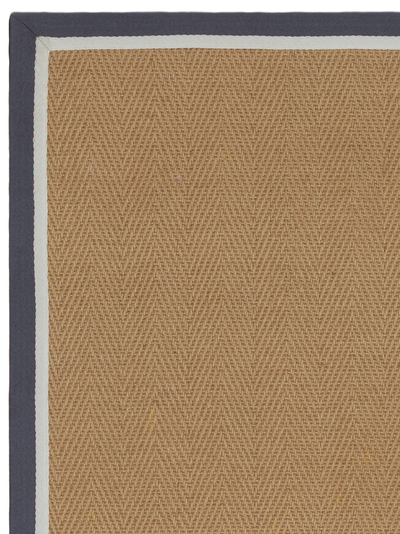 Asiatic Rugs herringbone runner Slate Cream Bordo - British product