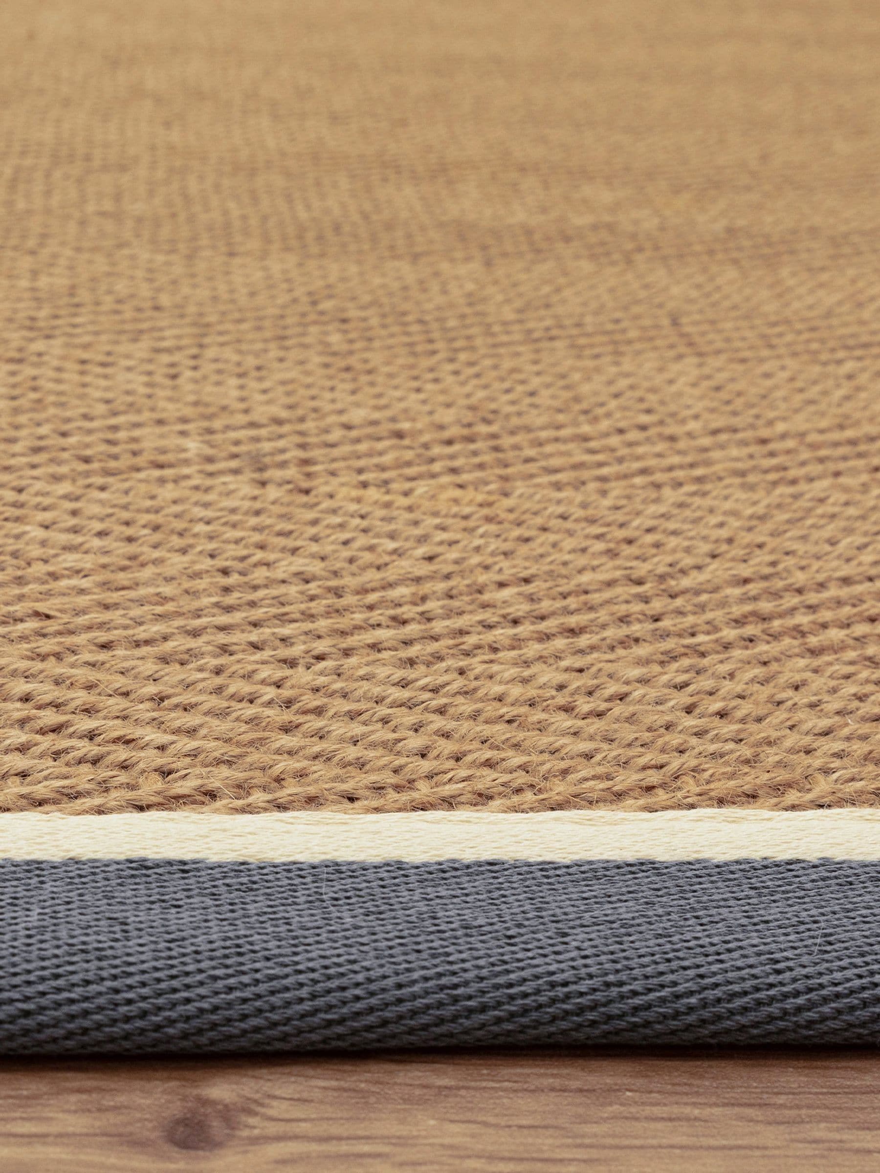 Asiatic Rugs herringbone runner Slate Cream Bordo - British product