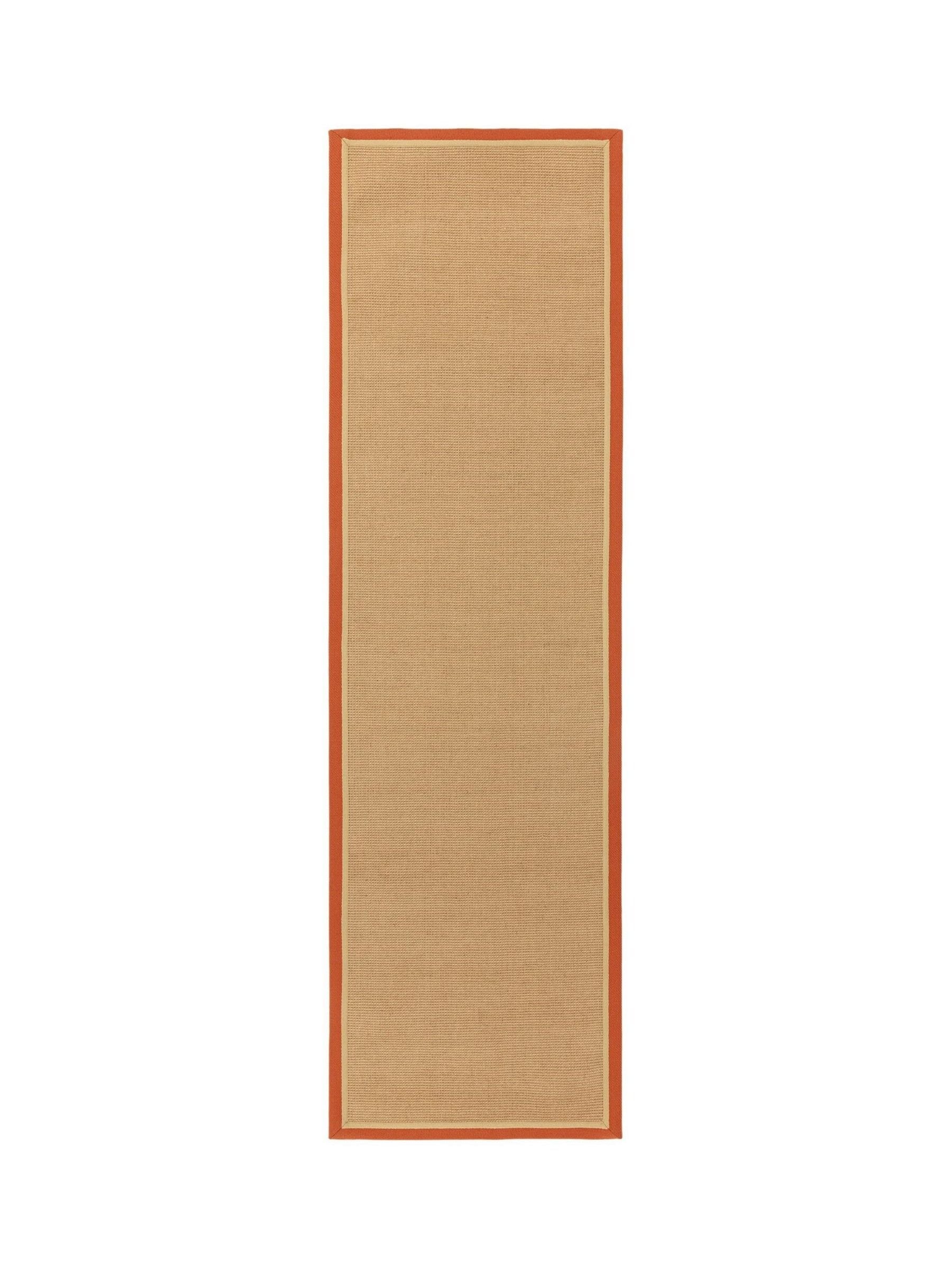 Asiatic Rugs Rust Linen Bordo Boucle Runner