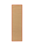Asiatic Rugs Rust Linen Bordo Boucle Runner