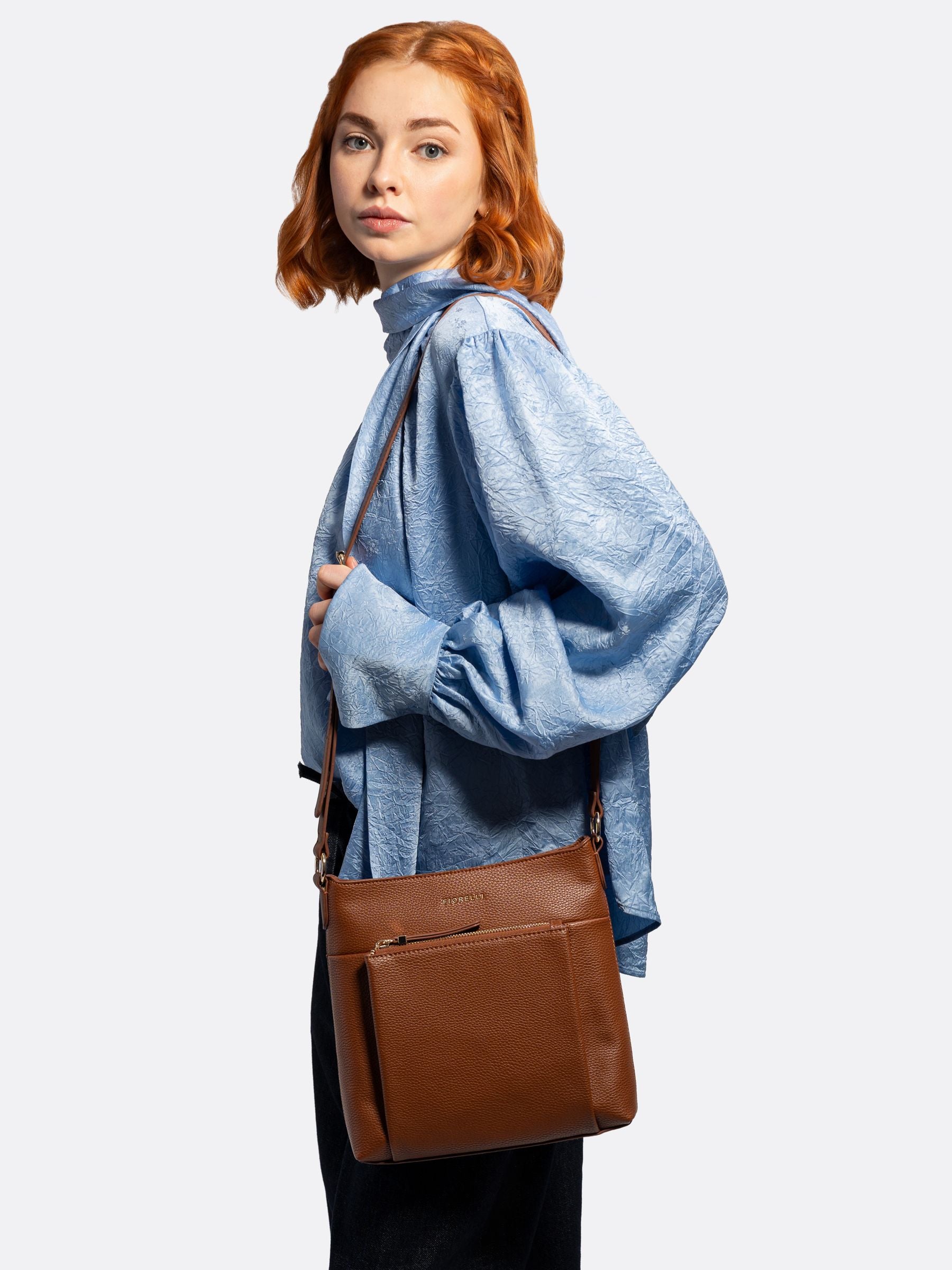Fiorelli Ally brown crossbody bag, imported from the UK