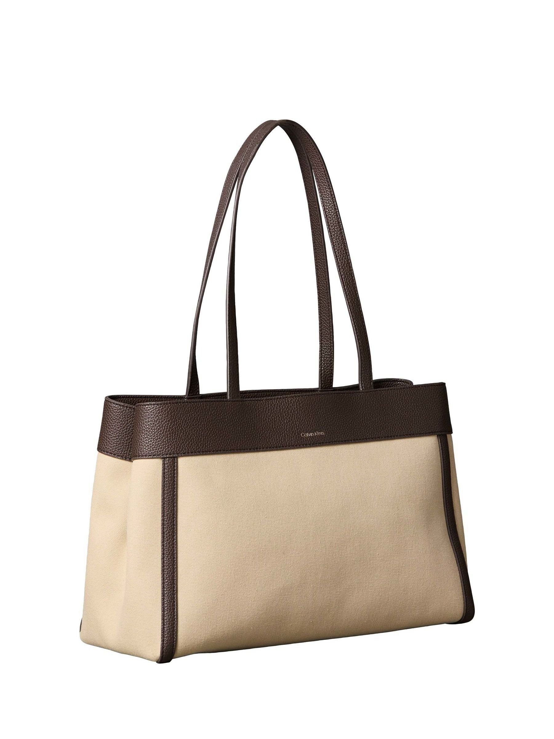 Calvin Klein brown canvas tote bag (British brand)