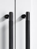 Pushka Home black knurled cabinet bar handle 260mm, UK version