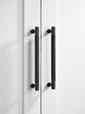 Pushka Home black knurled cabinet bar handle 260mm, UK version