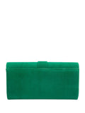 Lotus green clutch bag with detachable chain strap, UK version