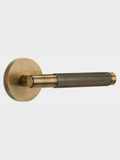 Pushka Home antique knurled lever door handles set of 2 (British brand)
