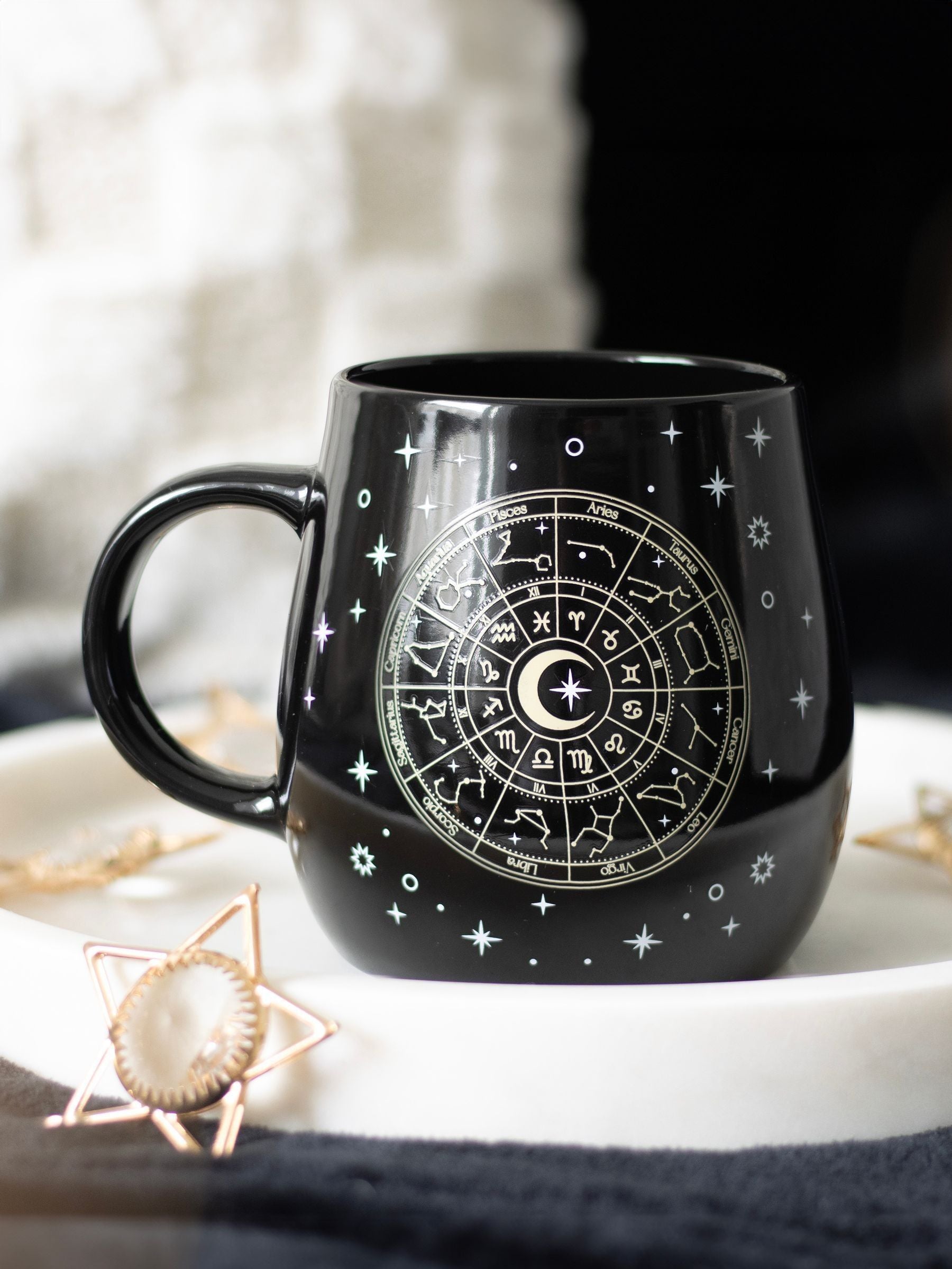 Something Different black astrology mug 500ml, UK version