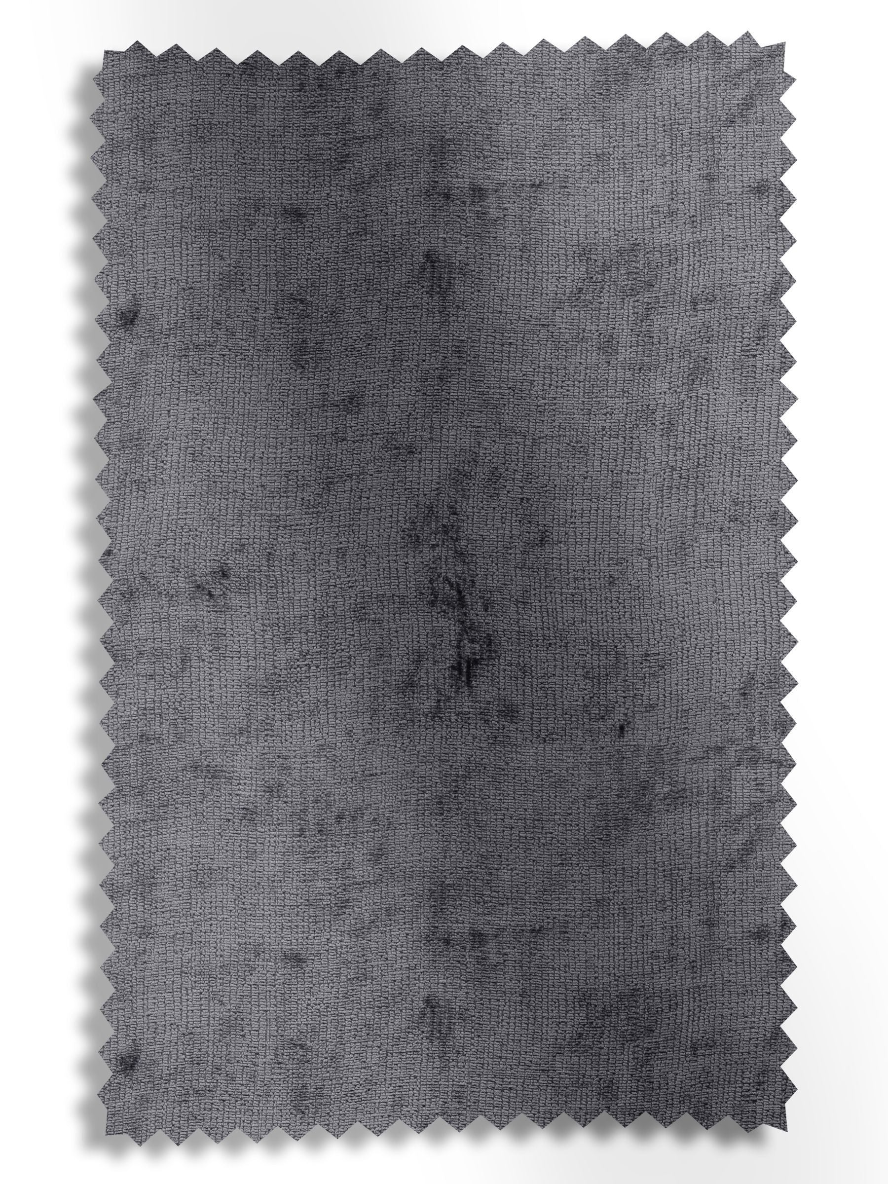 Charcoal grey plush chenille roman blind, made to measure, UK version