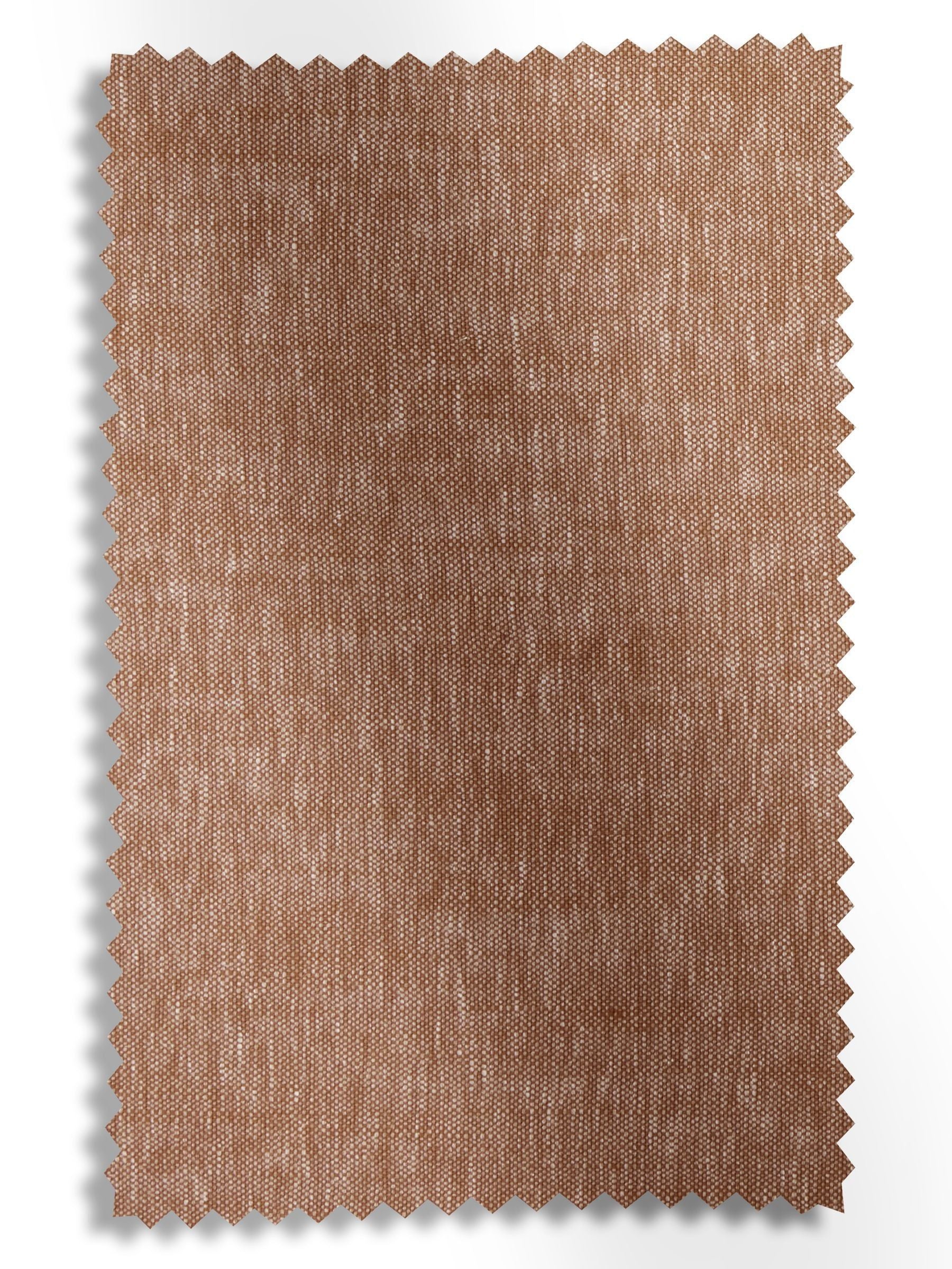 Paprika Abeille roman blinds orange plain fabric, imported from the UK