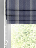 Indigo Leuwin roman blind blue stripe, imported from the UK