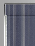 Indigo Leuwin roman blind blue stripe, imported from the UK