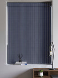Indigo Leuwin roman blind blue stripe, imported from the UK