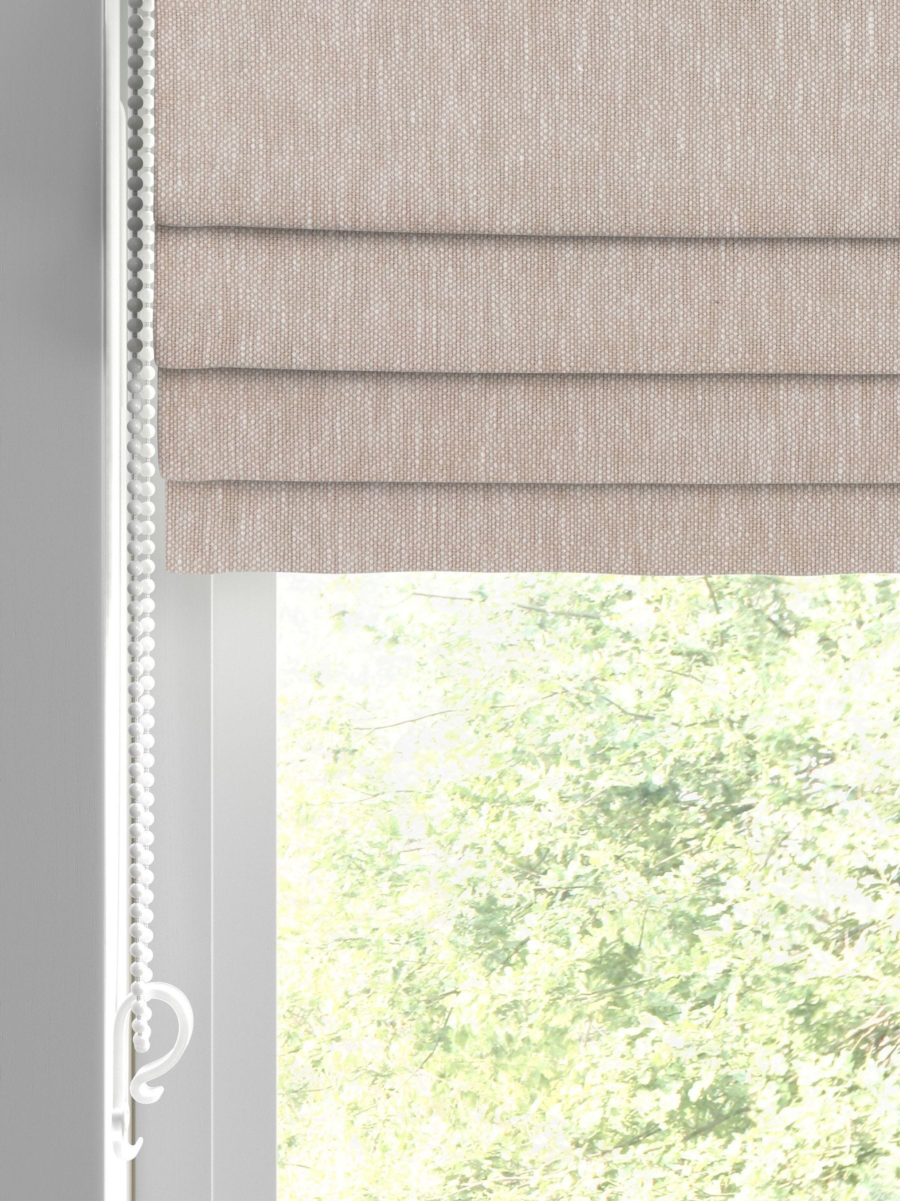 Abeille made to measure roman blind in Fawn colour, UK version