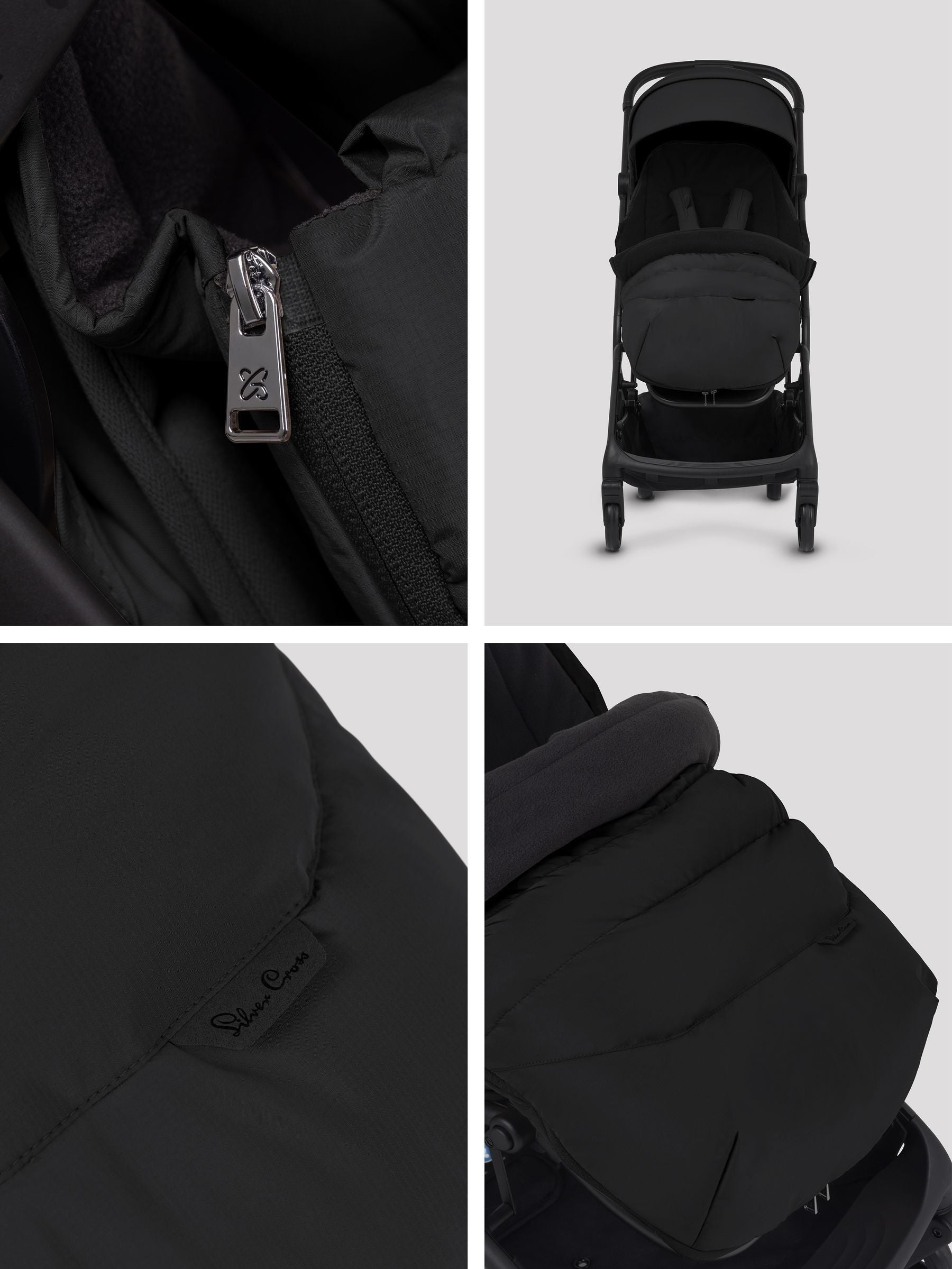 Silver Cross Onyx Nia Footmuff One Size, UK version