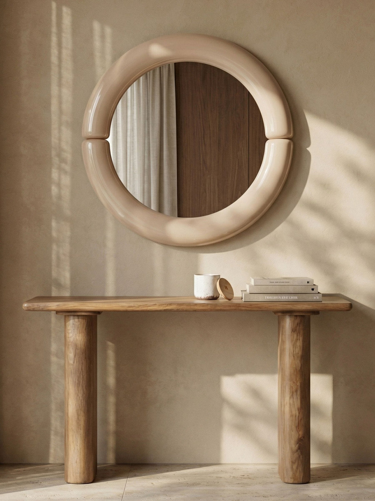 Cult Furniture Nude Morris round wall mirror 80cm - British product