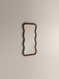 Cult Furniture walnut ridley wavy full length mirror - British product