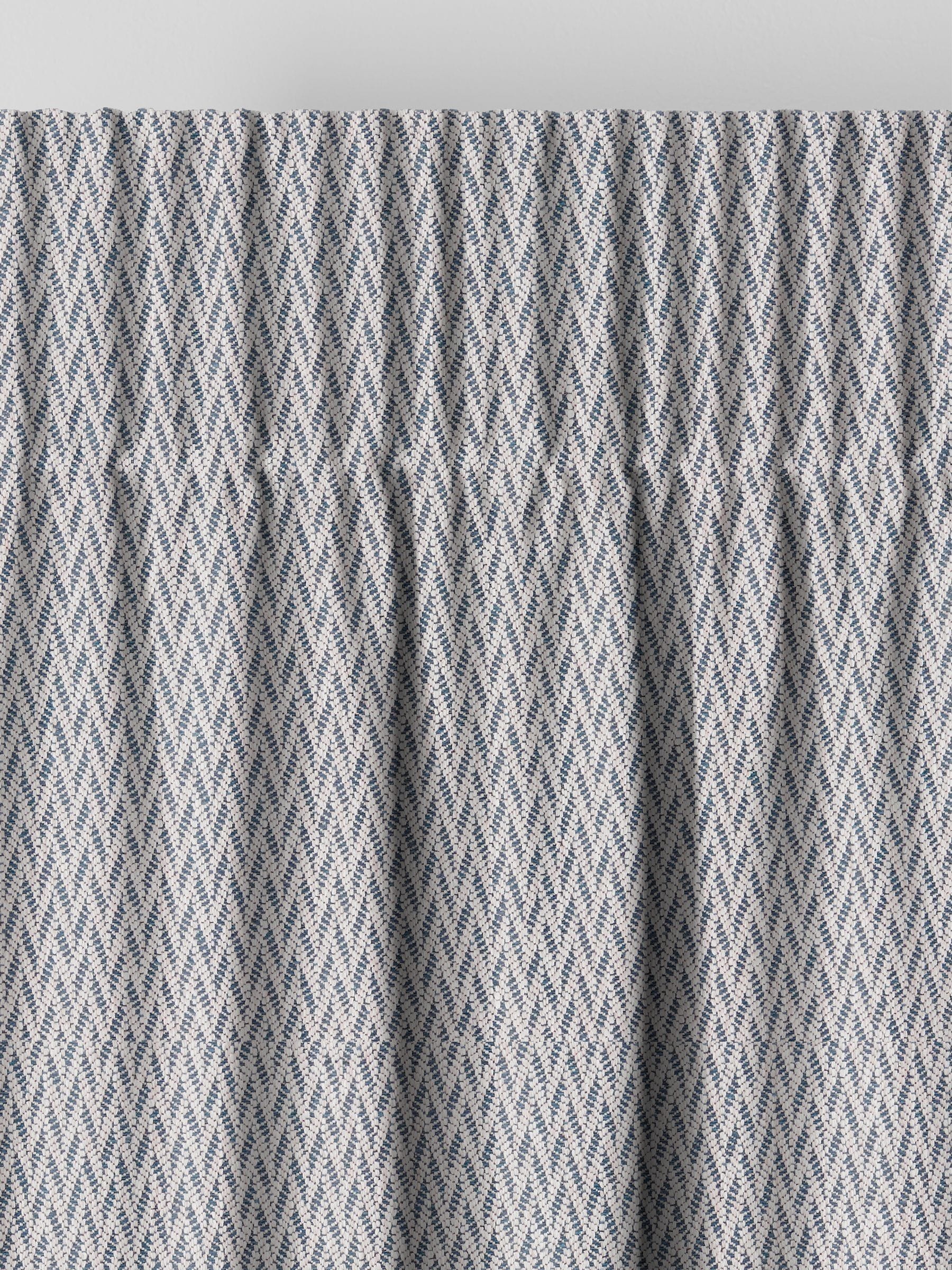 Indigo Pablo curtain purple geometric jacquard (British brand)