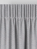 Indigo Pablo curtain purple geometric jacquard (British brand)