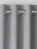 Indigo Pablo curtain purple geometric jacquard (British brand)