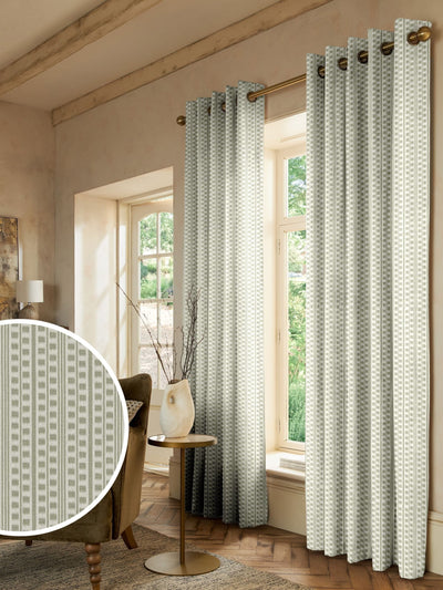 Next Sage Celot Green Made to Measure Curtains- Buy online at McGrocer