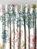 Blue floral made to measure Peony Odilon curtains - British product