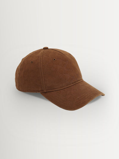 Next COACH Tonal Signature Cotton Baseball Hat- Buy online at McGrocer