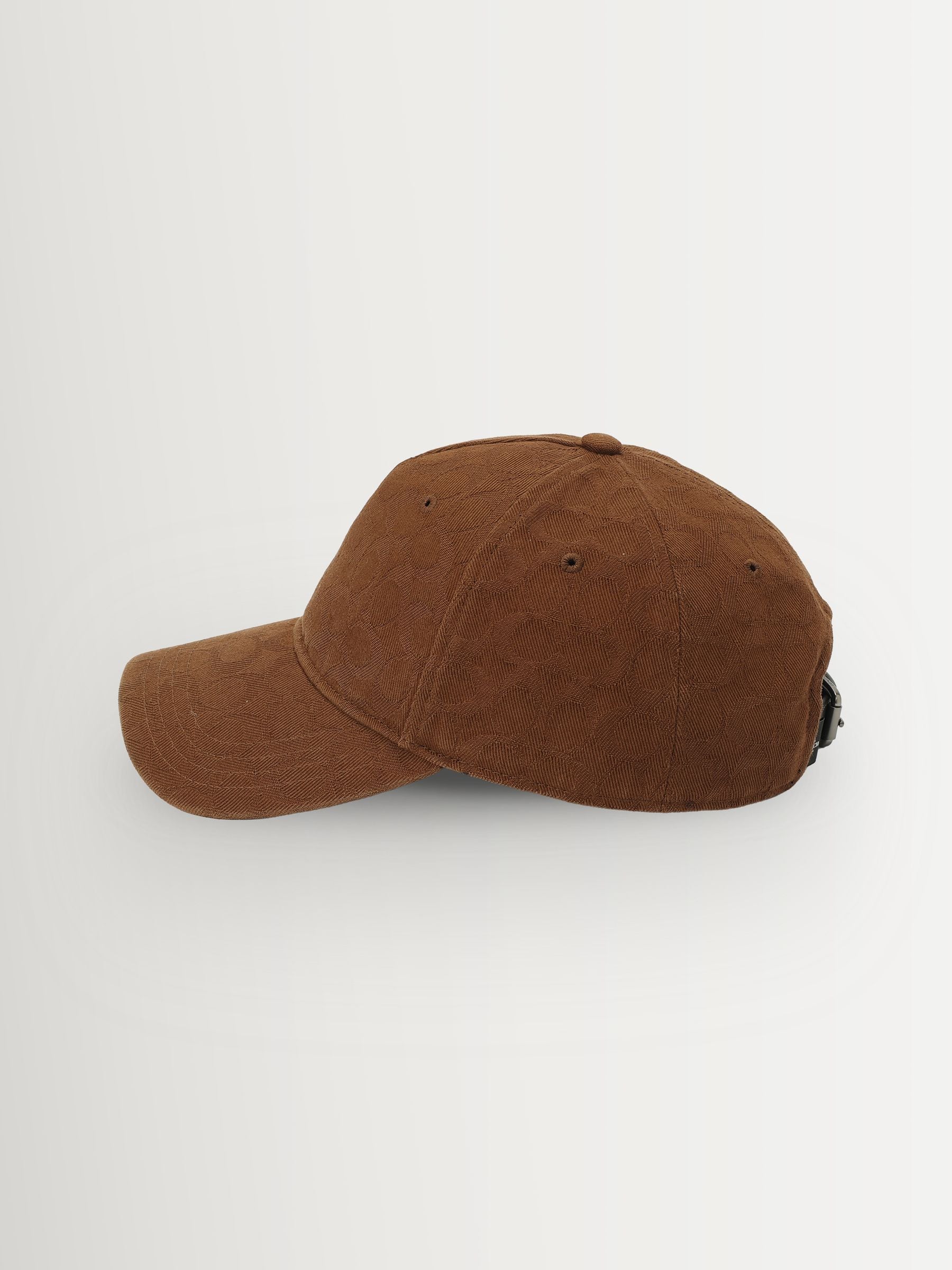 COACH Brown Tonal Signature baseball hat (British brand)