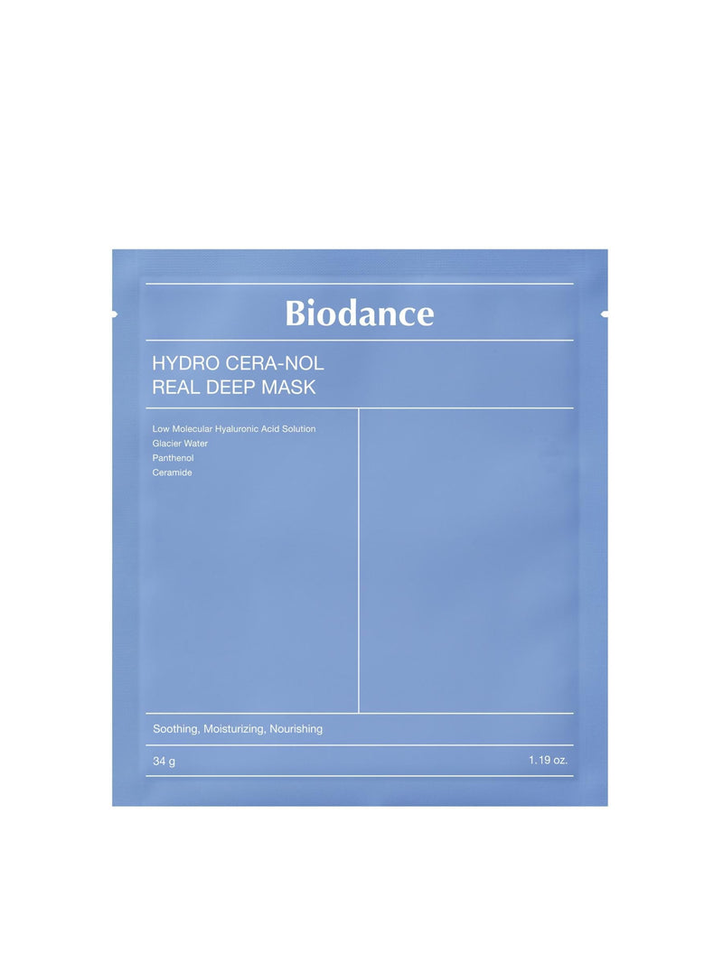 Biodance Hydro Cera Nol hydrogel mask pack of 4, UK version