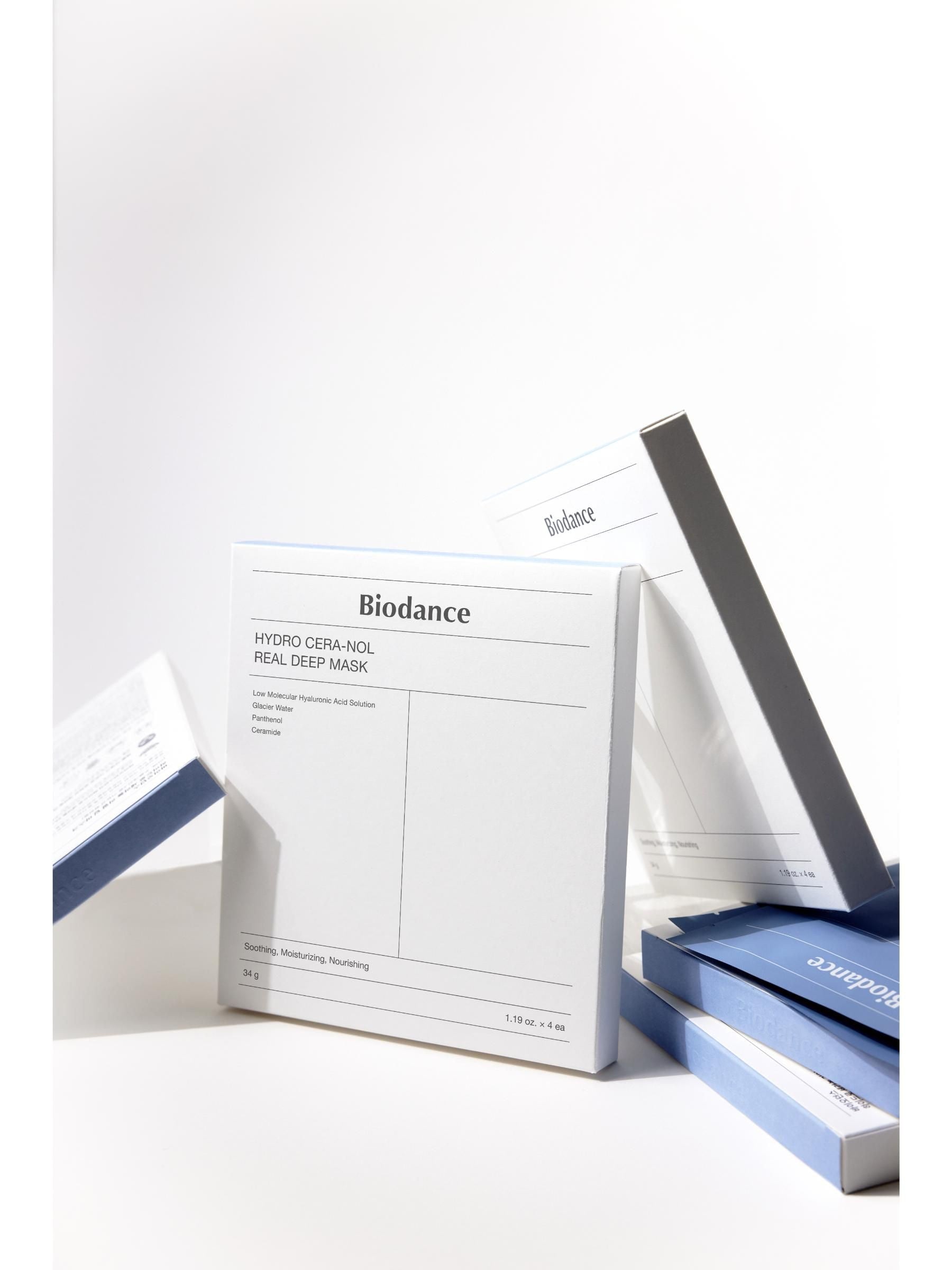 Biodance Hydro Cera Nol hydrogel mask pack of 4, UK version
