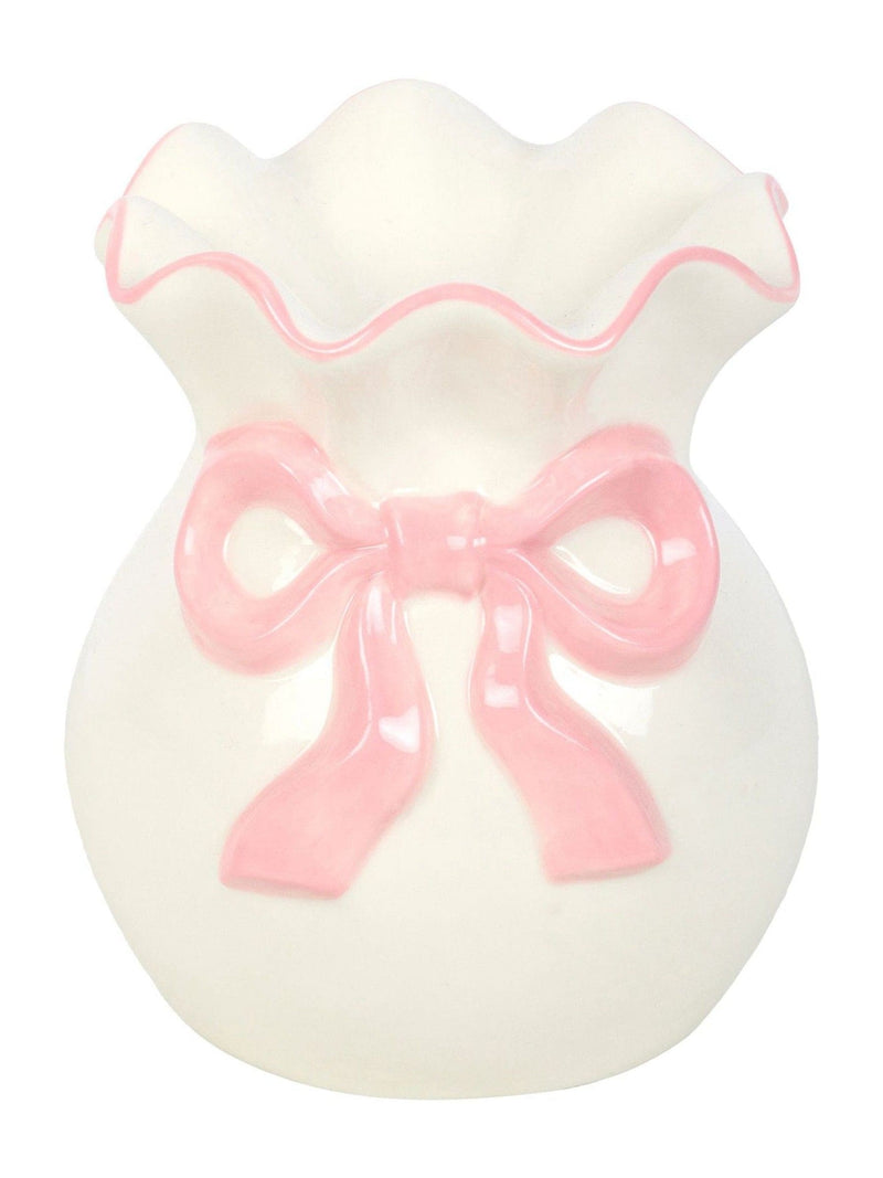 Something Different white and pink bow oil burner, UK version