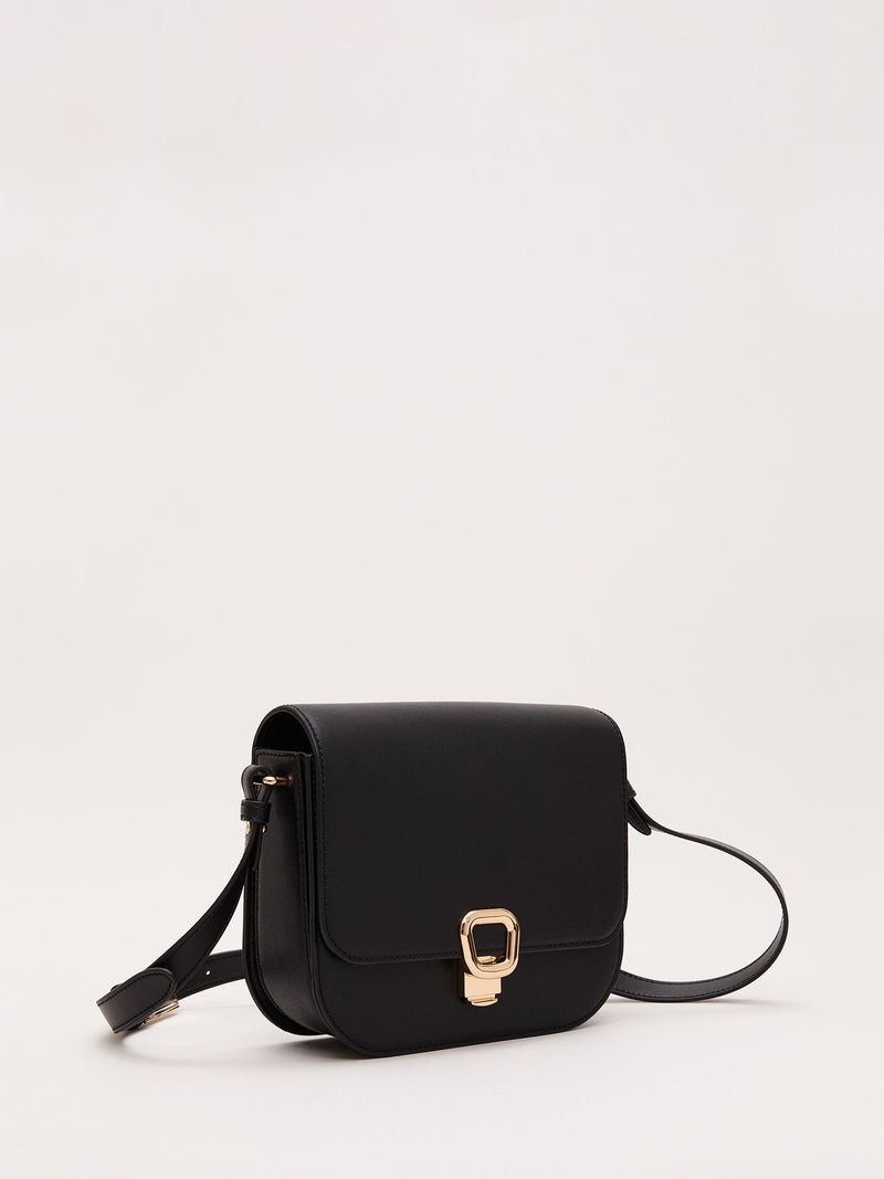 Phase Eight cross body bag black leather, imported from the UK