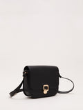 Phase Eight cross body bag black leather, imported from the UK