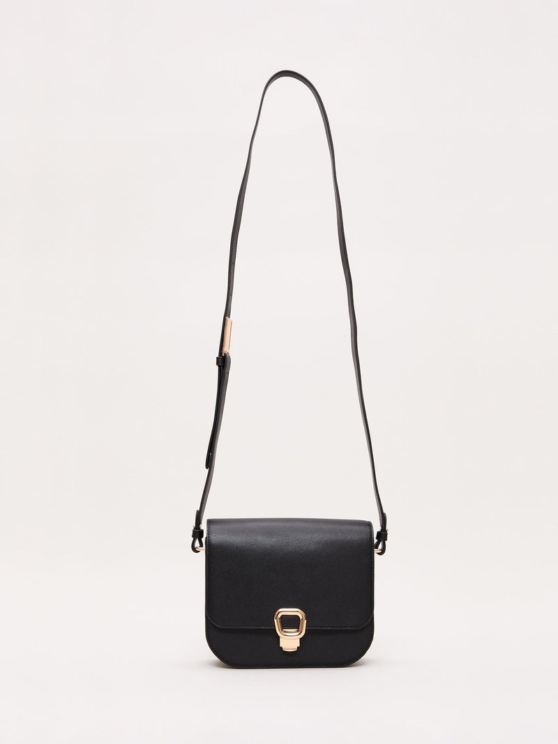 Phase Eight cross body bag black leather, imported from the UK
