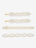 Jon Richard gold plated mixed pearl slides, imported from the UK