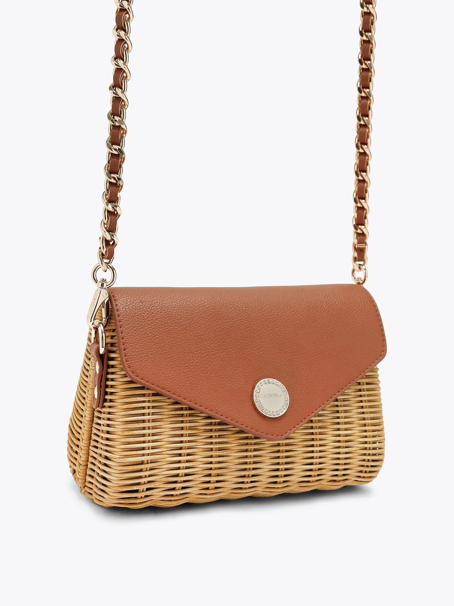 Carvela brown mini basket bag, UK version