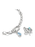 Thomas Sabo elephant charm with turquoise and zirconia (British brand)