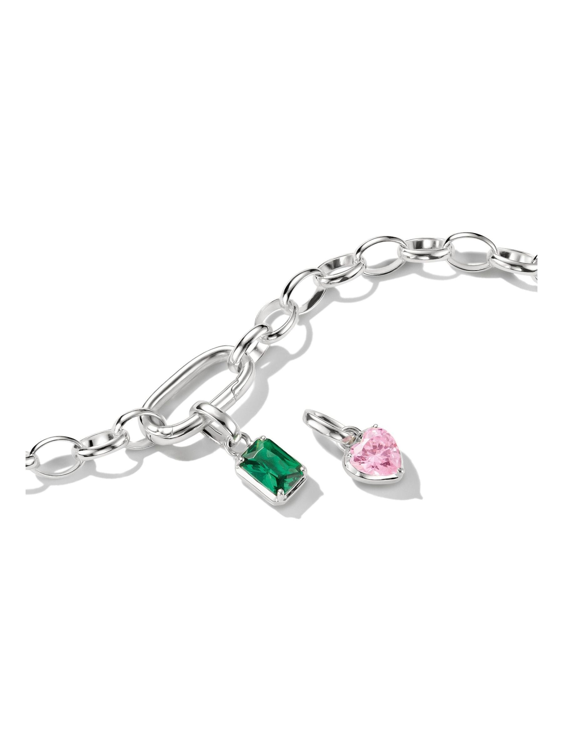 Thomas Sabo January birthstone charm pink zirconia - British product