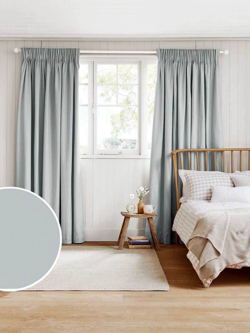 Sophie Allport Witham Blue made to measure curtains, UK version