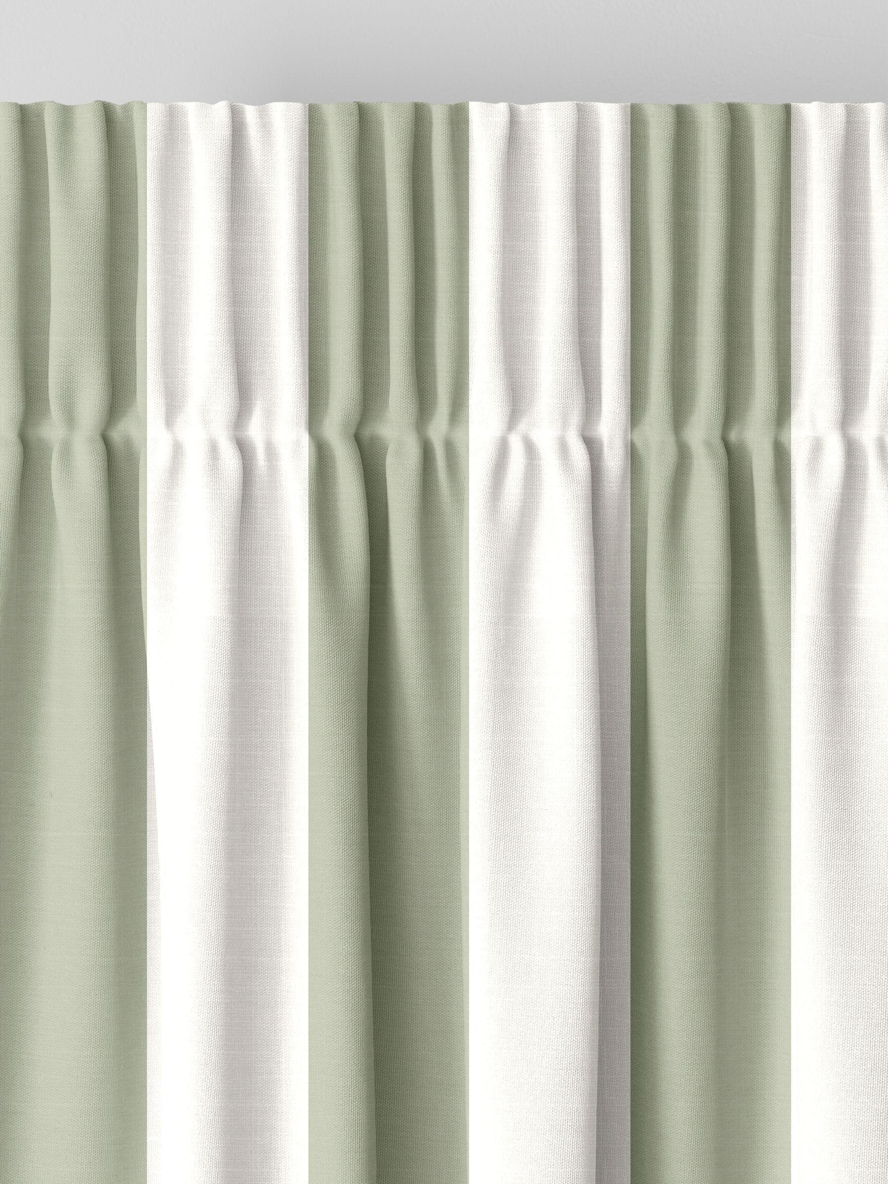 Sophie Allport sage Witham stripe made to measure curtains (British brand)