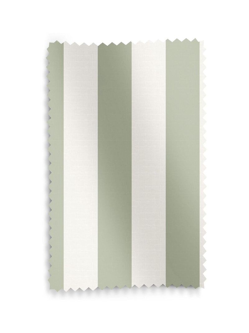 Sophie Allport sage Witham stripe made to measure curtains (British brand)