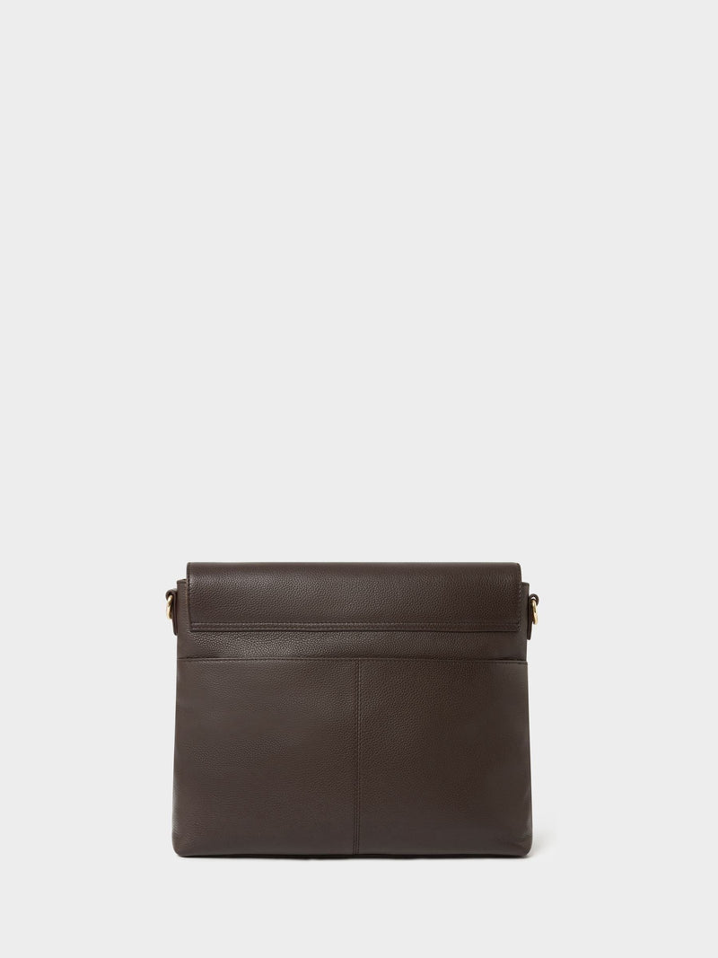 Osprey London Runner leather crossbody bag brown, UK version
