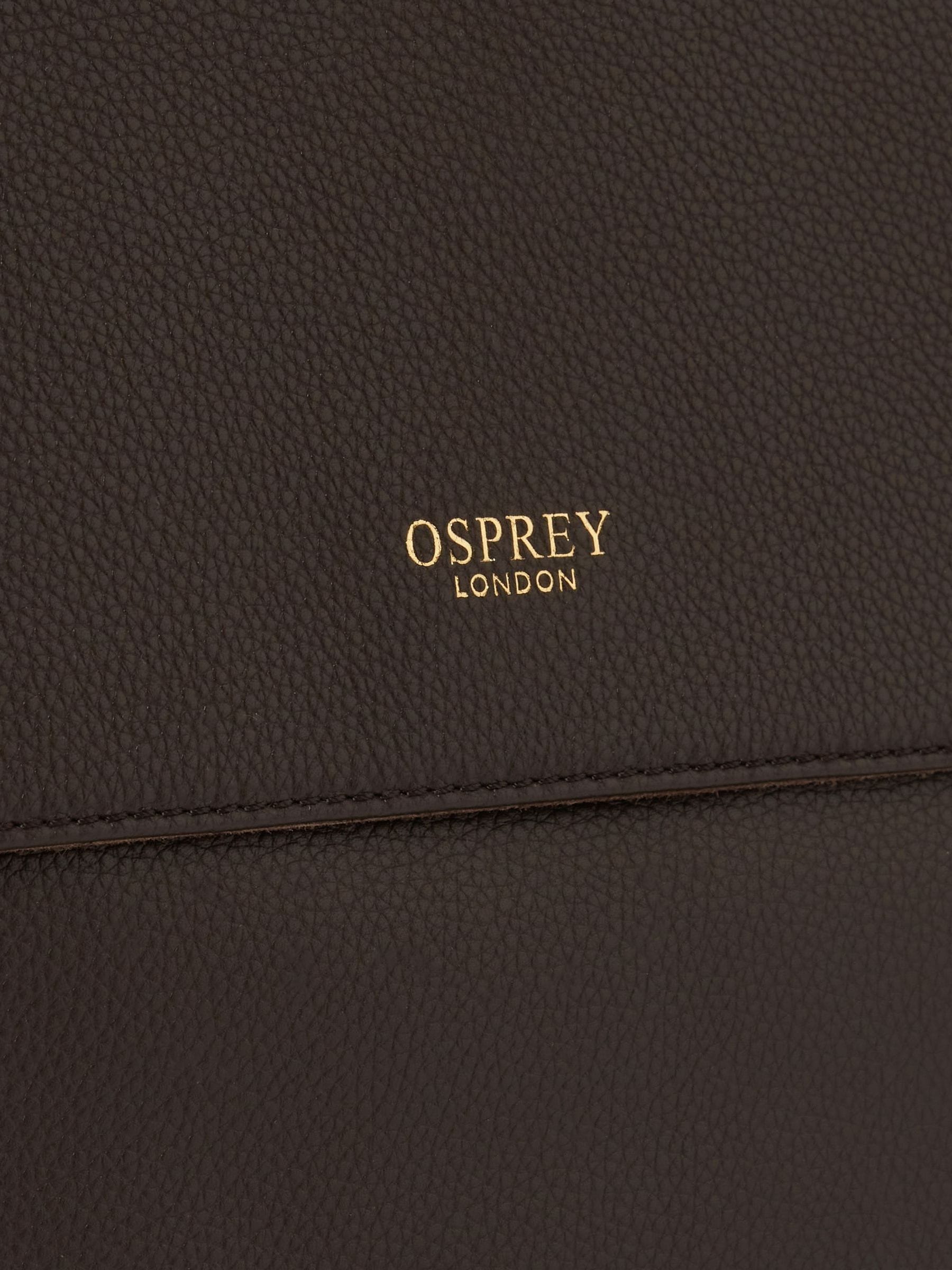 Osprey London Runner leather crossbody bag brown, UK version
