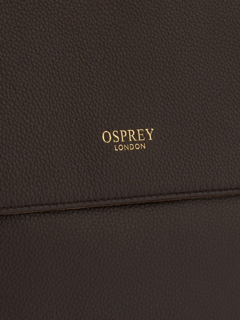 Osprey London Runner leather crossbody bag brown, UK version