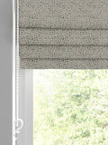 Champagne ditsy cut velvet roman blinds - British product