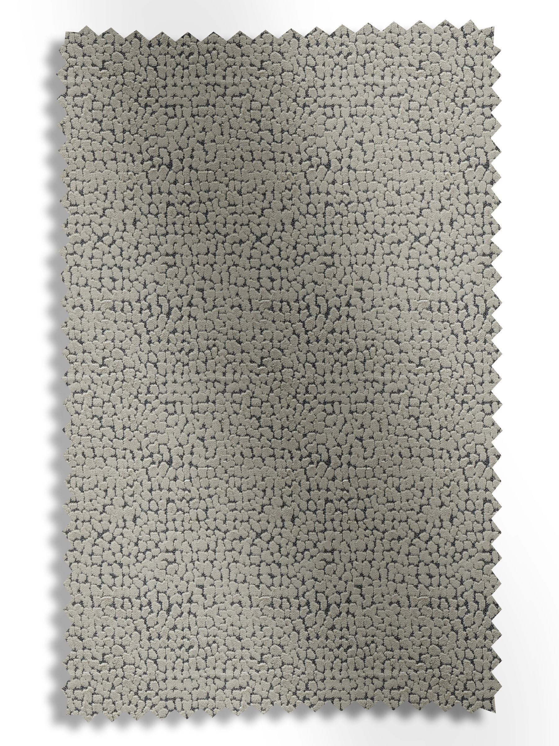 Champagne ditsy cut velvet roman blinds - British product