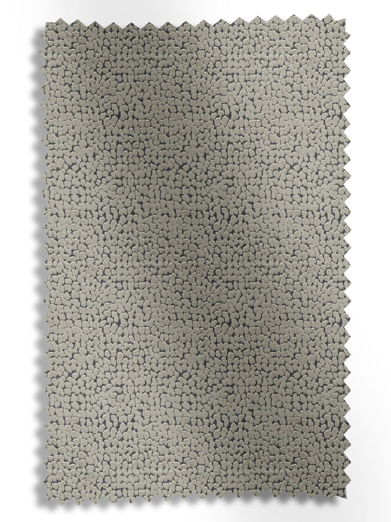 Champagne ditsy cut velvet roman blinds - British product
