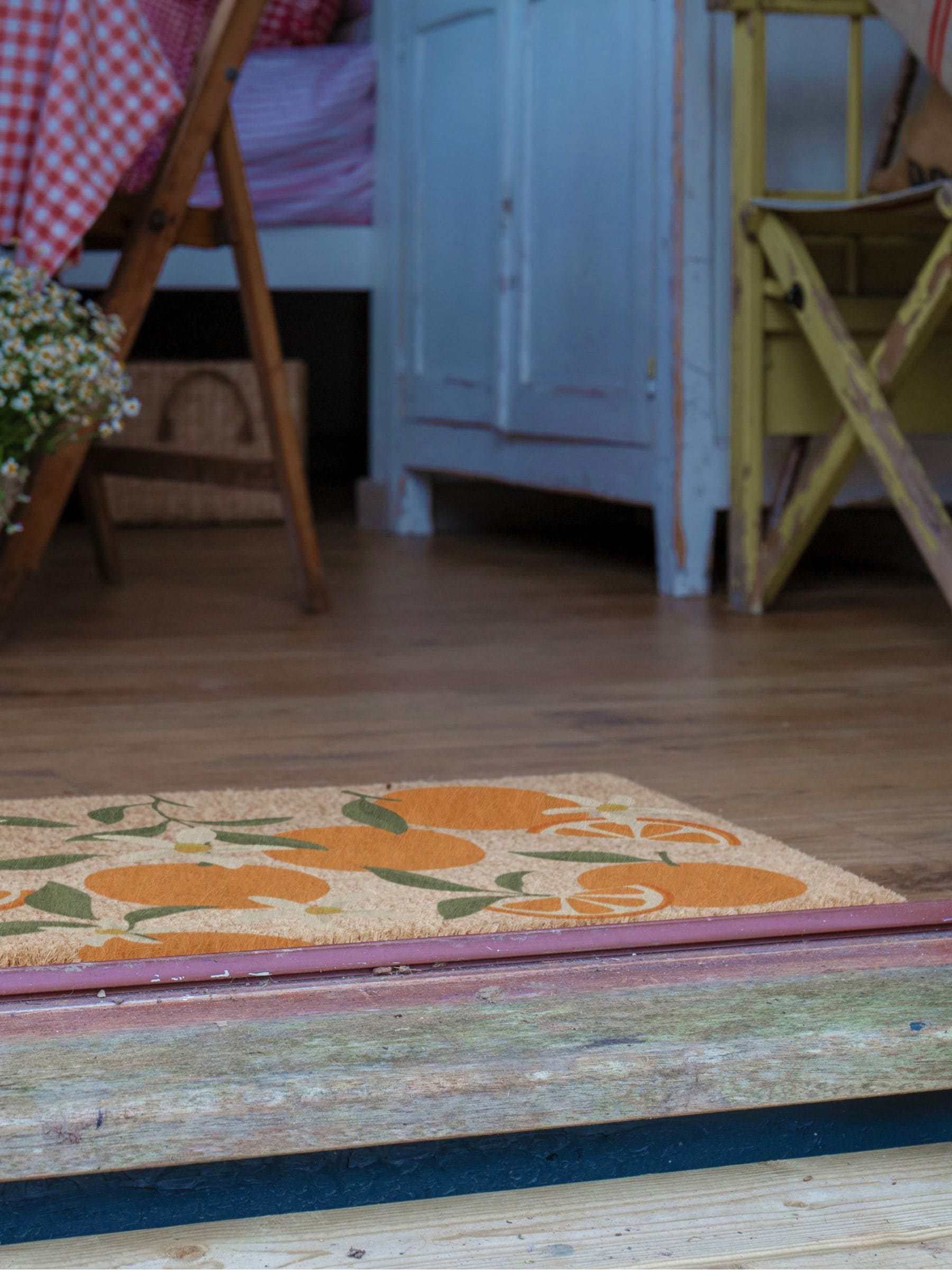 Artsy Mats brown pattern doormat 60x40cm, UK version
