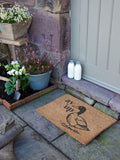 Artsy Mats Ay Up Duck doormat 60x40cm - British product